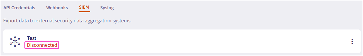 Failed connector configuration