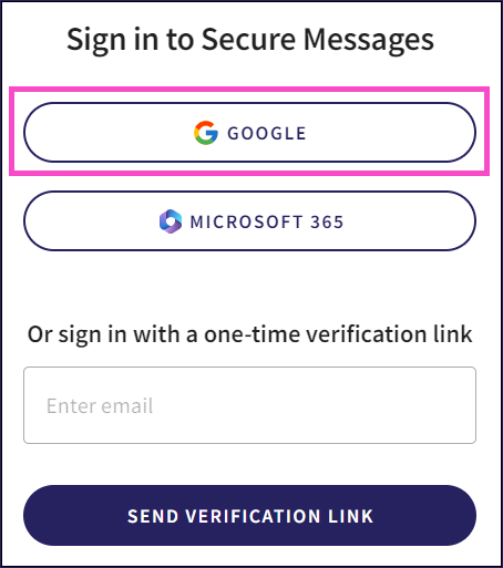 Google sign-in