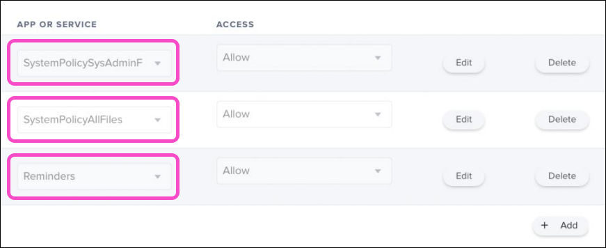 JAMF Pro app or service