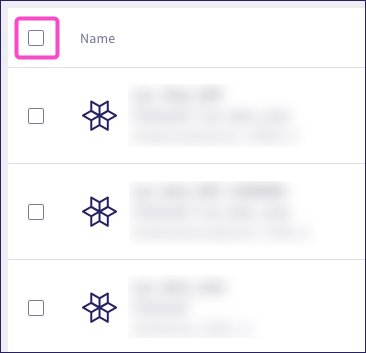 list view select all