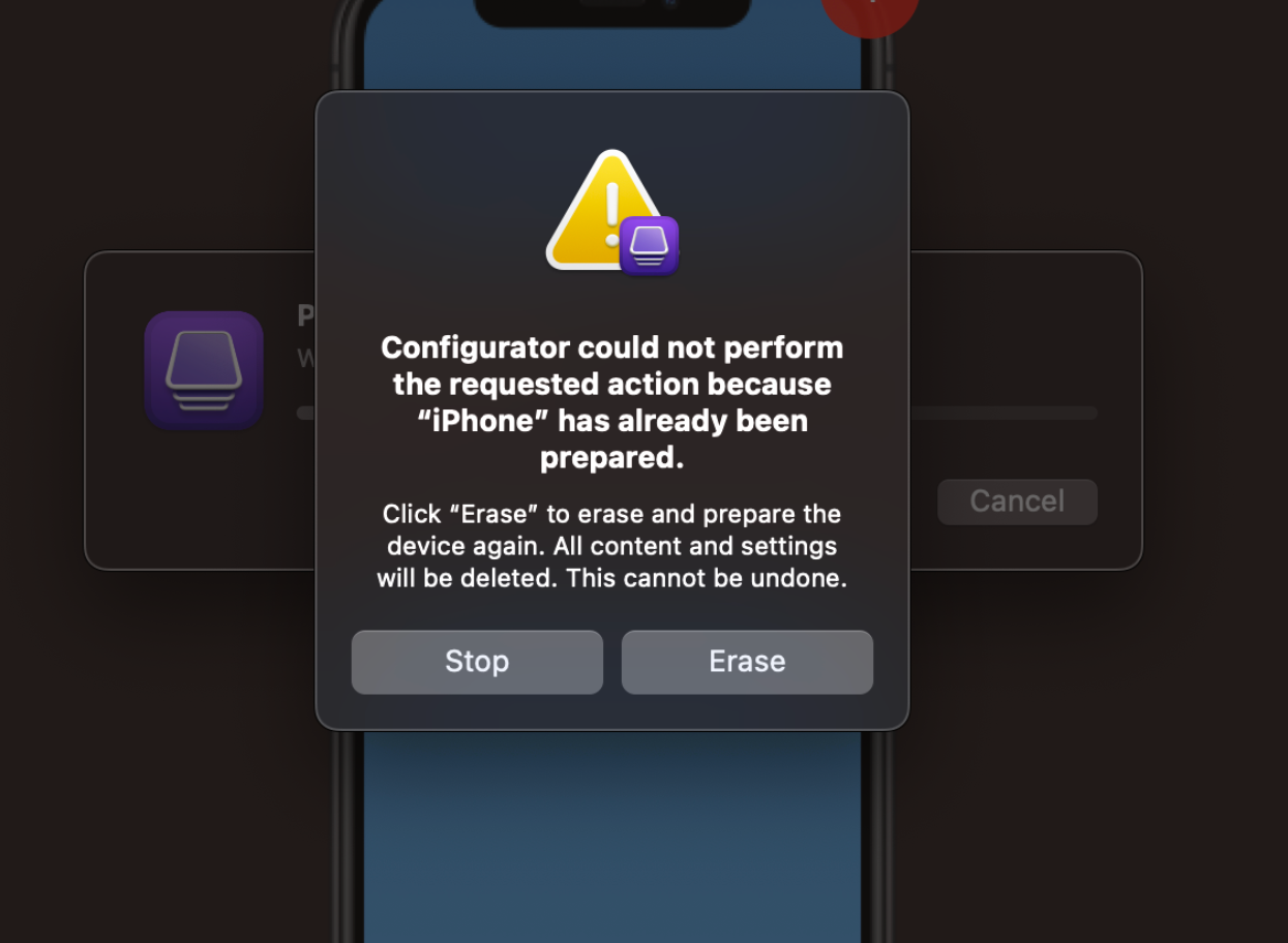 Using the Apple Configurator step 12