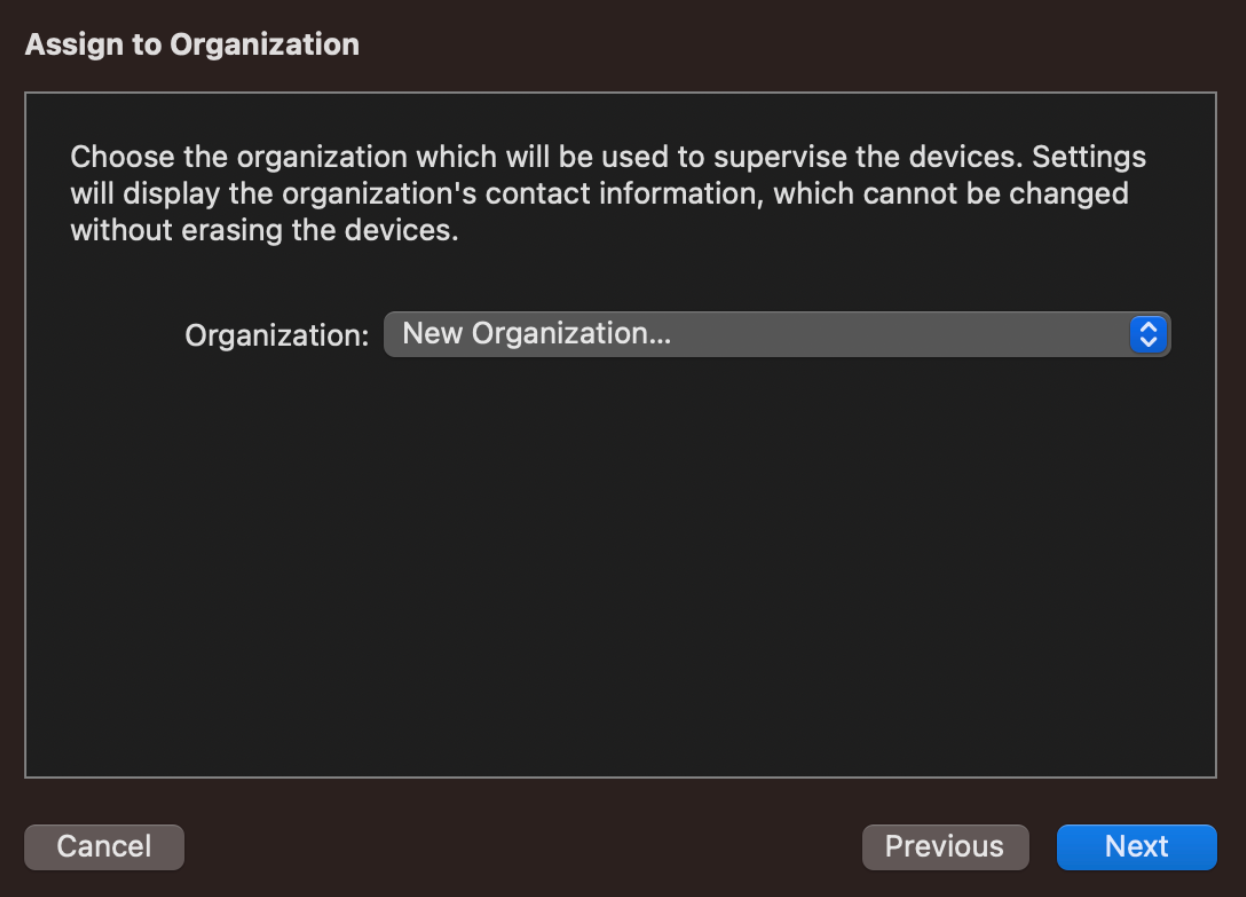 Using the Apple Configurator step 7