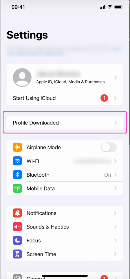 Enrollng an iOS device as BYOD