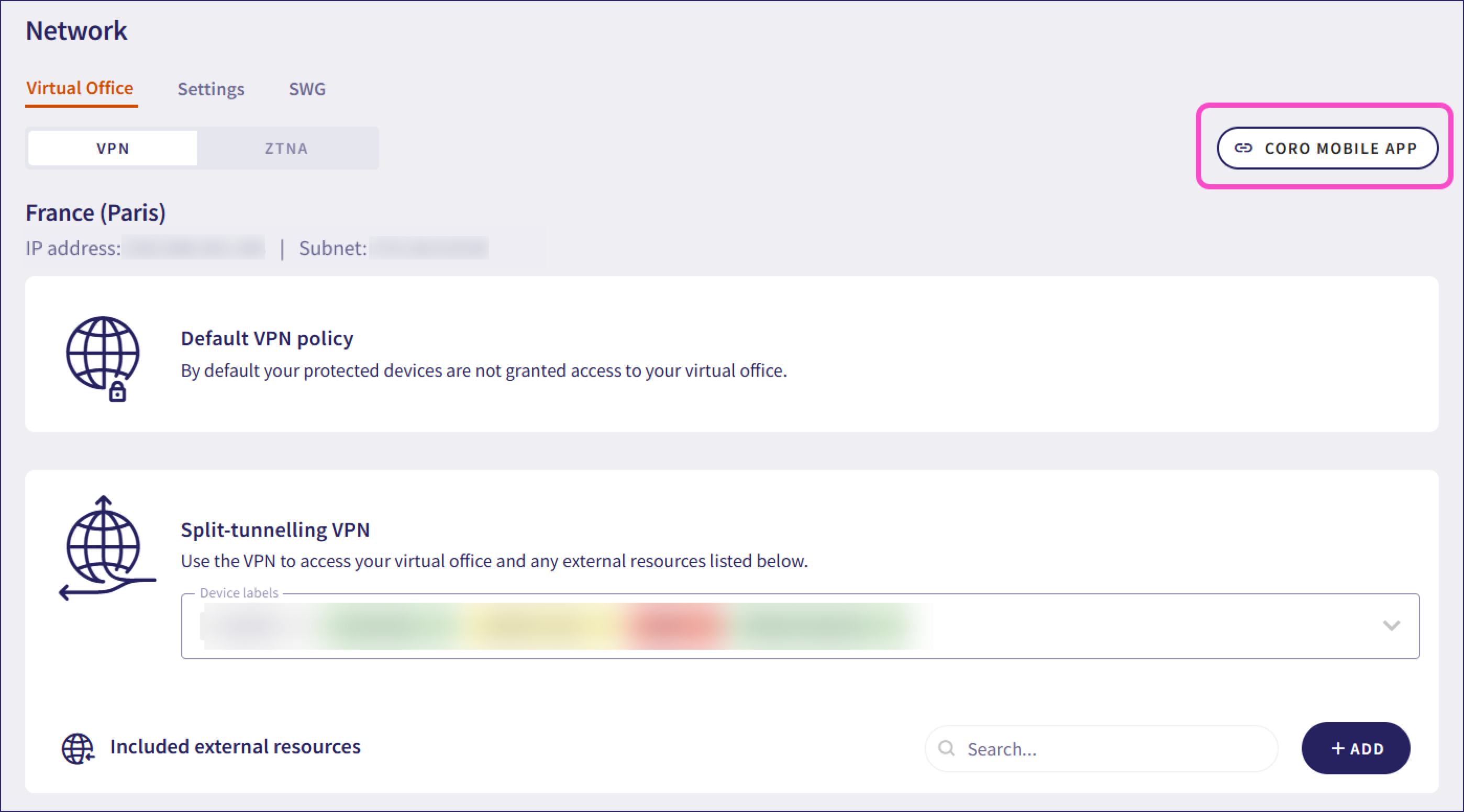 Download button