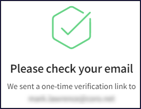 Confirmation message