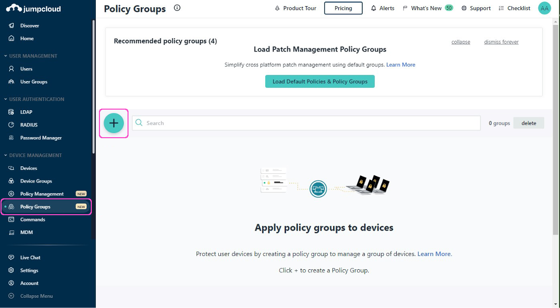 Policy Groups