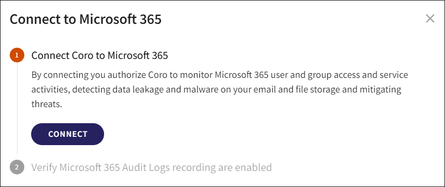 Microsoft 365 screen