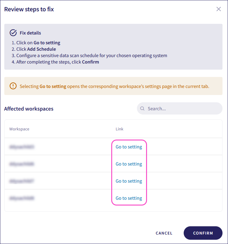 Global security gap fix manually