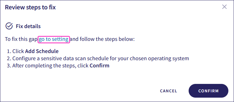 Security gap fix manually