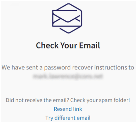 Check your email