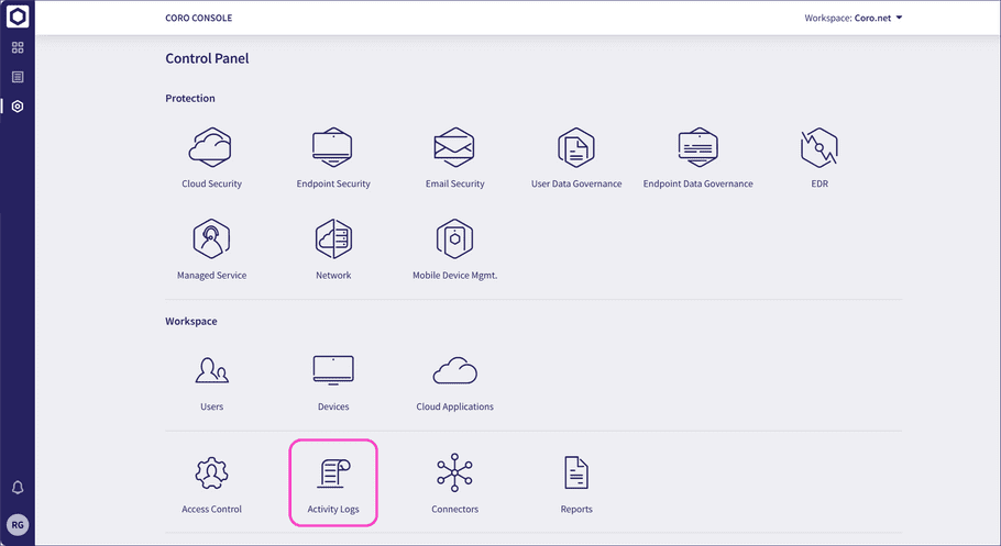 Activity logs