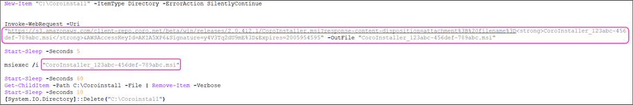 ConnectWise deployment script populated