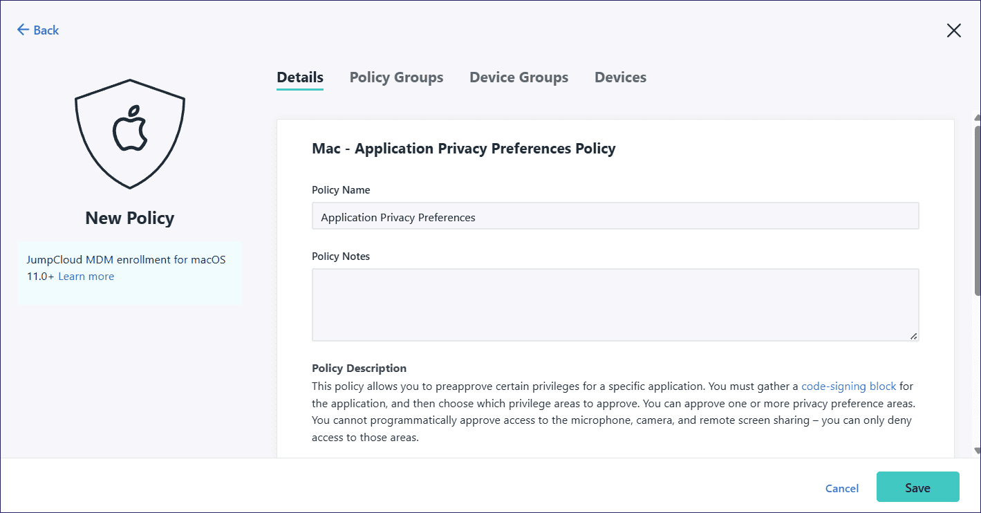 Deploying Coro with JumpCloud