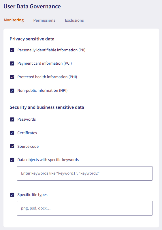 Data exposure