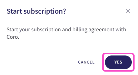 Start subscription