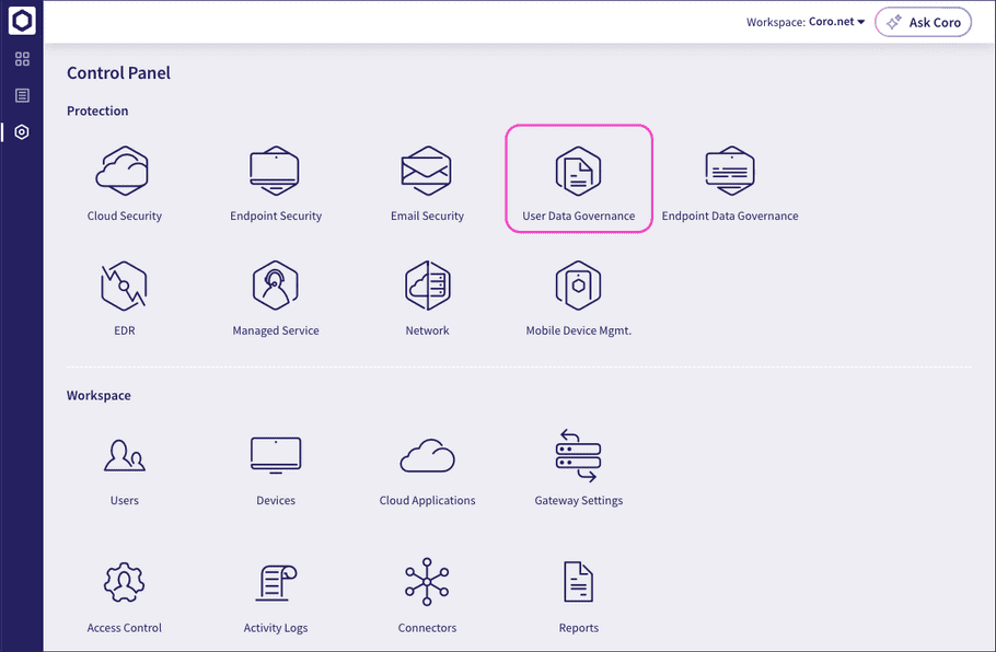User Data Governance