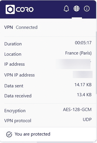 VPN connected