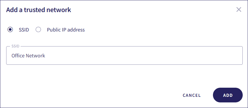 Trusted networks add