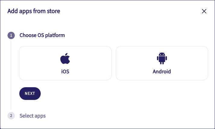 Select a platform