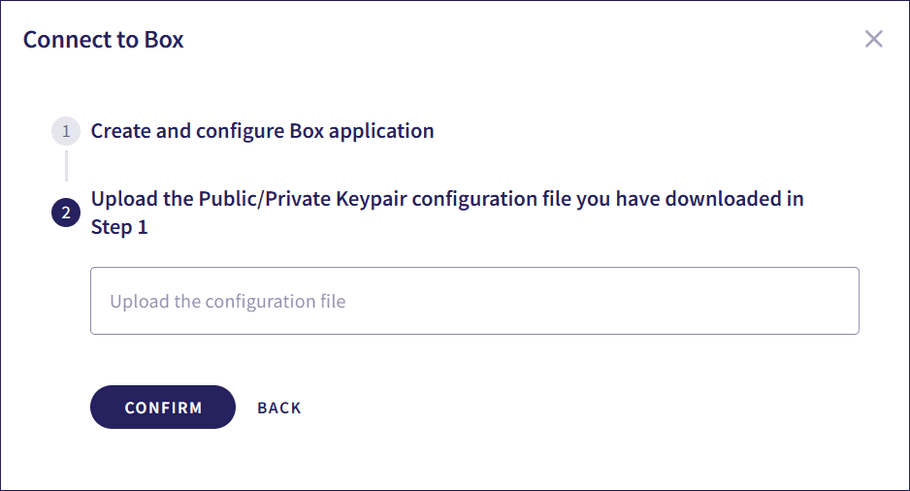 Connect to Box step 2