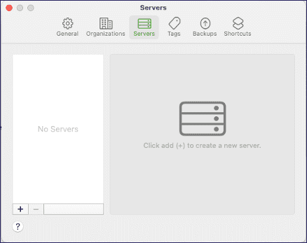 Apple configurator Servers setup