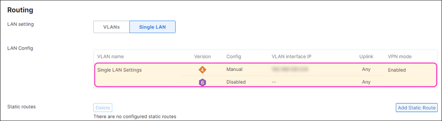 LAN Config