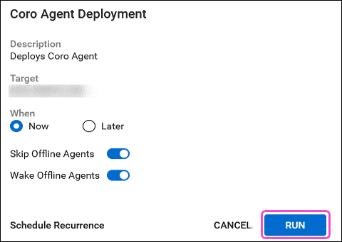 Deployment options