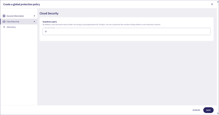 Cloud Security policy