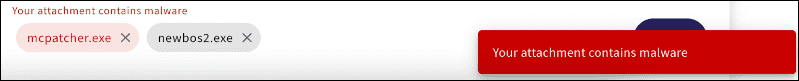 Malware in attachment