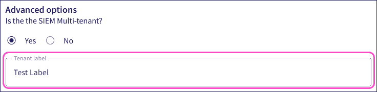 "Syslog Multi-tenant"