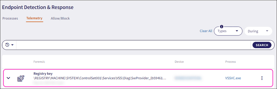 Registry key
