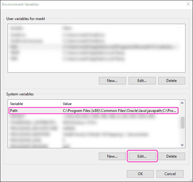 System variables