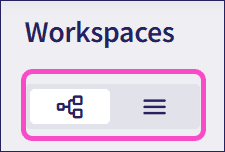 Workspaces view toggle