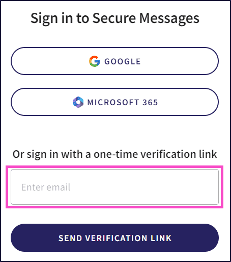 One-time login