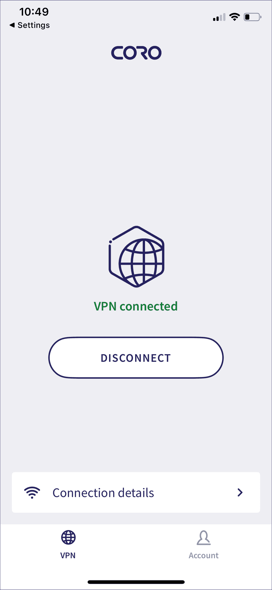 VPN enabled