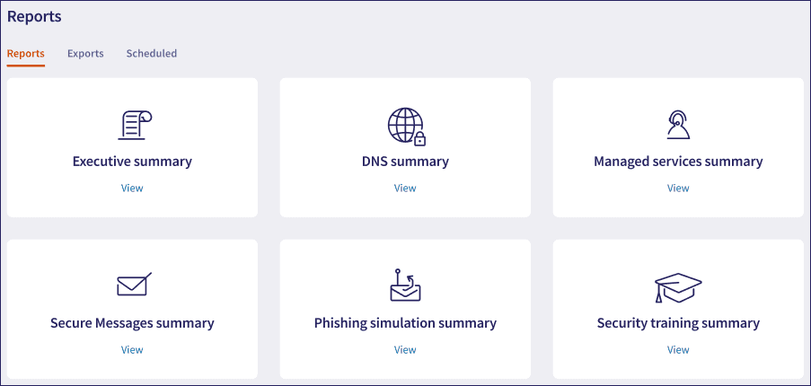 report options