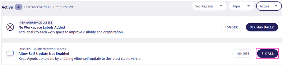 Security gap fix all