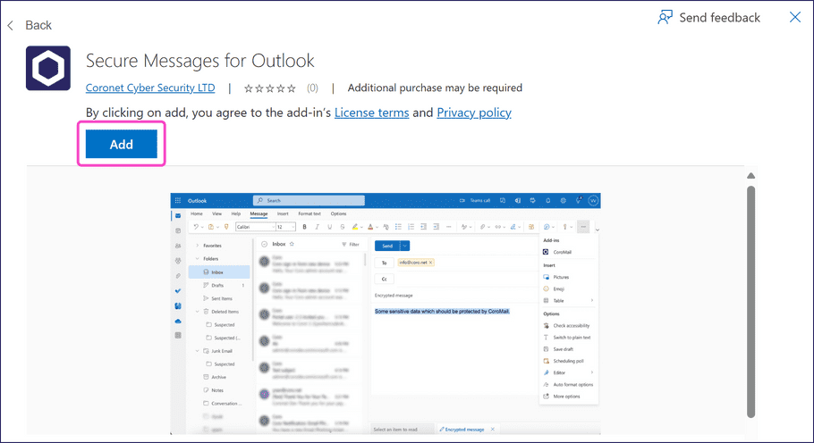 Add-Ins for Outlook