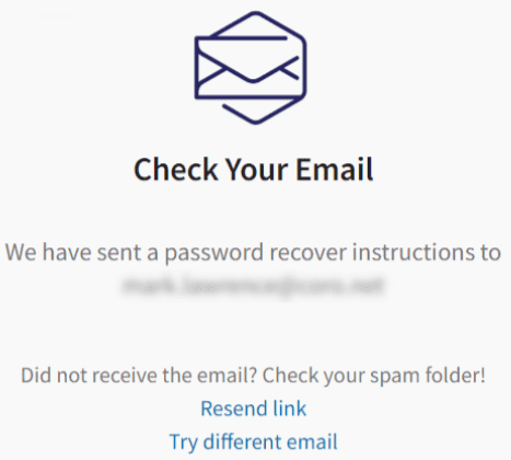 Check your email