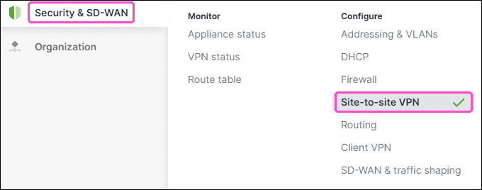 Site-to-site VPN