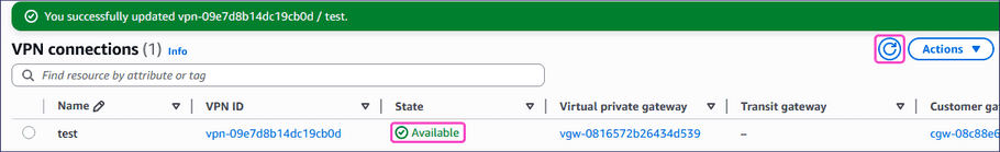 VPN state available
