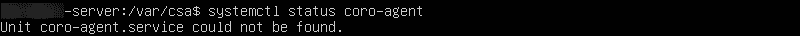 Agent uninstalled
