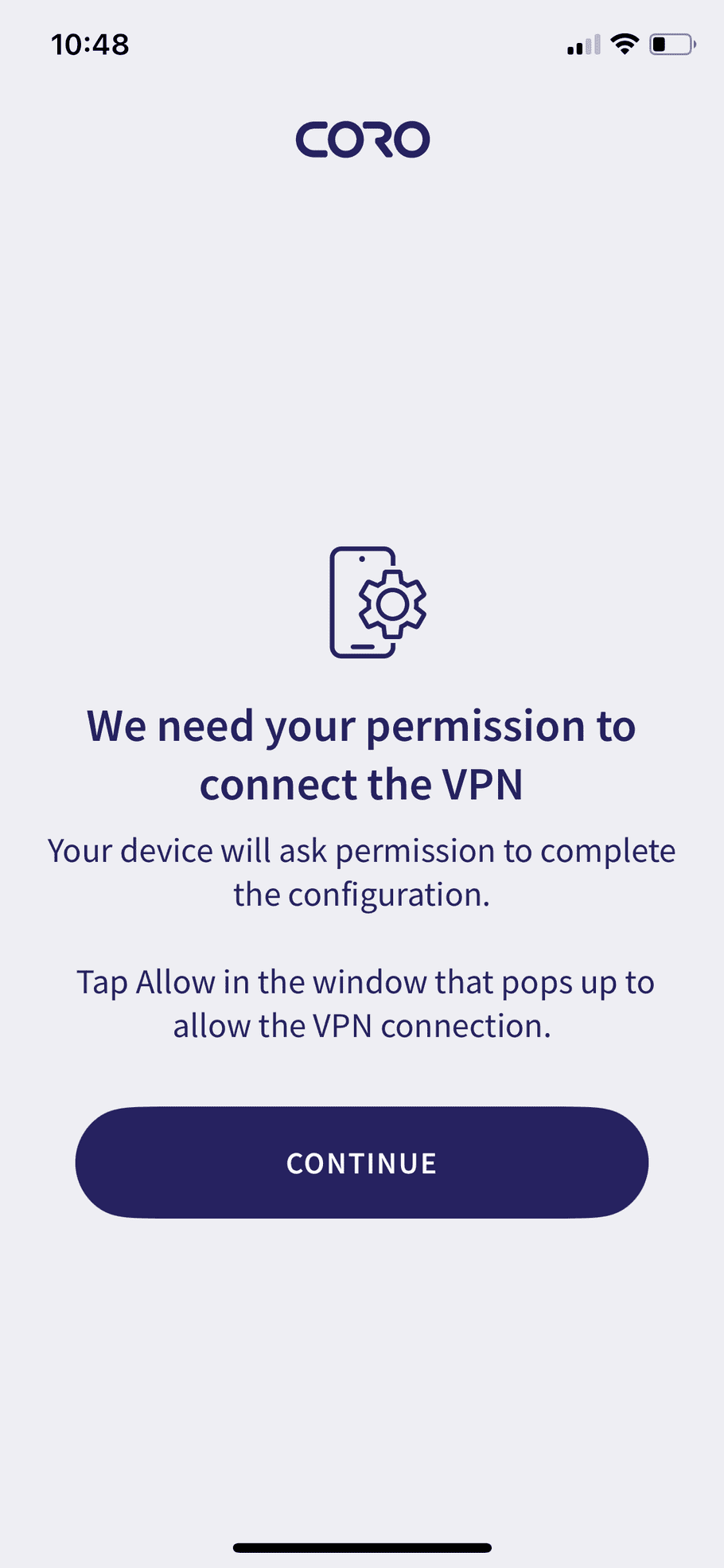 Connect permission