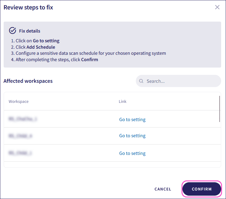 Global security gap fix manually